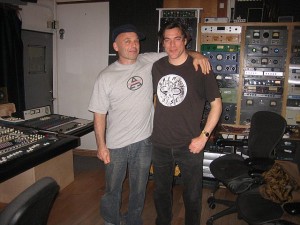 Tony Mamone & Tom Devaney after the mixing of Vis-a-vis