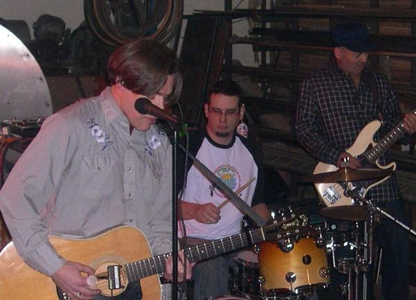 Tom, Chris and Tony at Caliper Studios in Williamsburg 2008